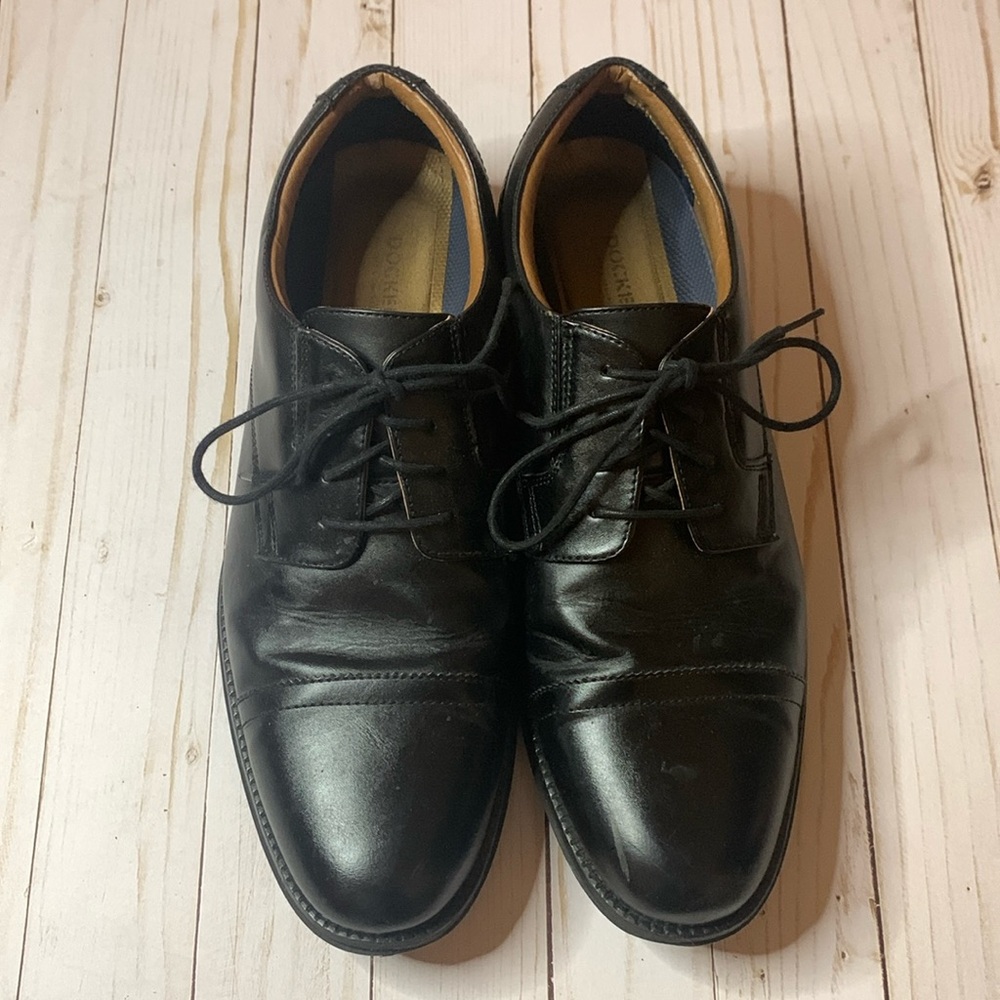 Dockers Oxford Men’s Black Leather Shoes Size 11.5